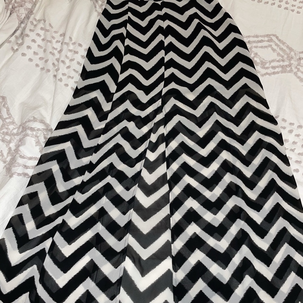 Black and white skirt